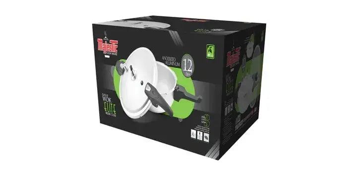 Elite Wok 12 Ltr Cooker with Glass