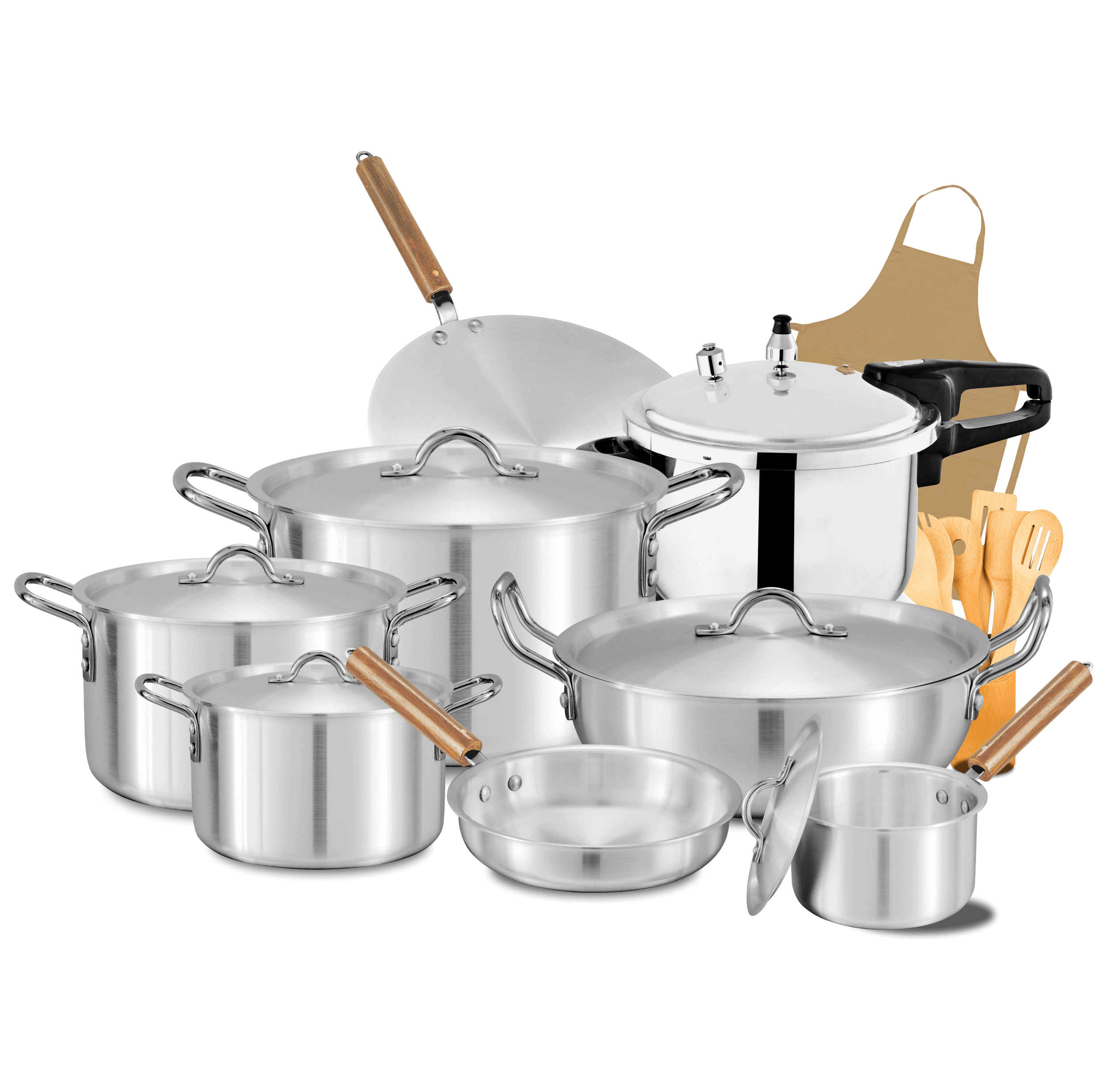 Metal Finish Jumbo Set - 21Pcs