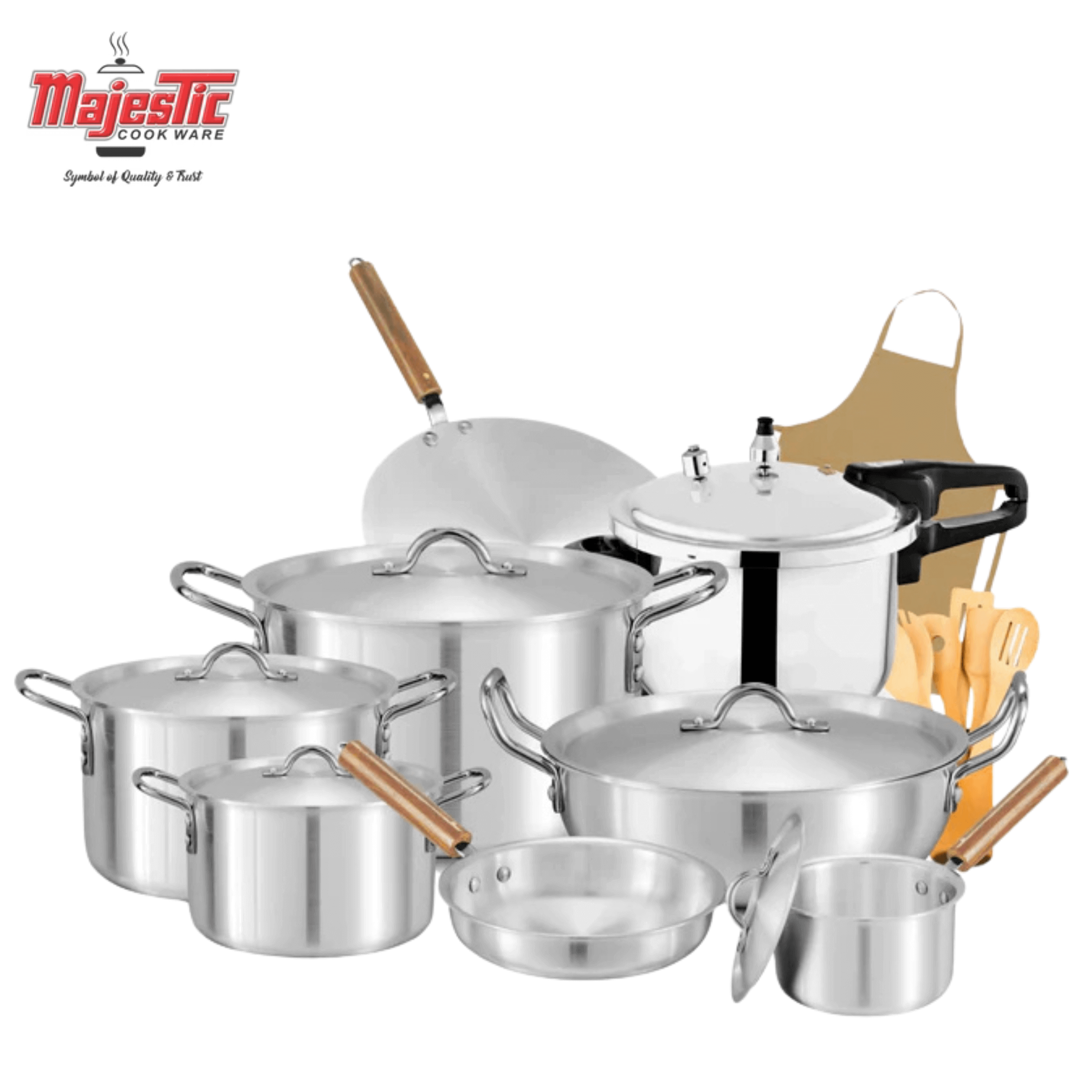Metal Finish Jumbo Set - 21Pcs
