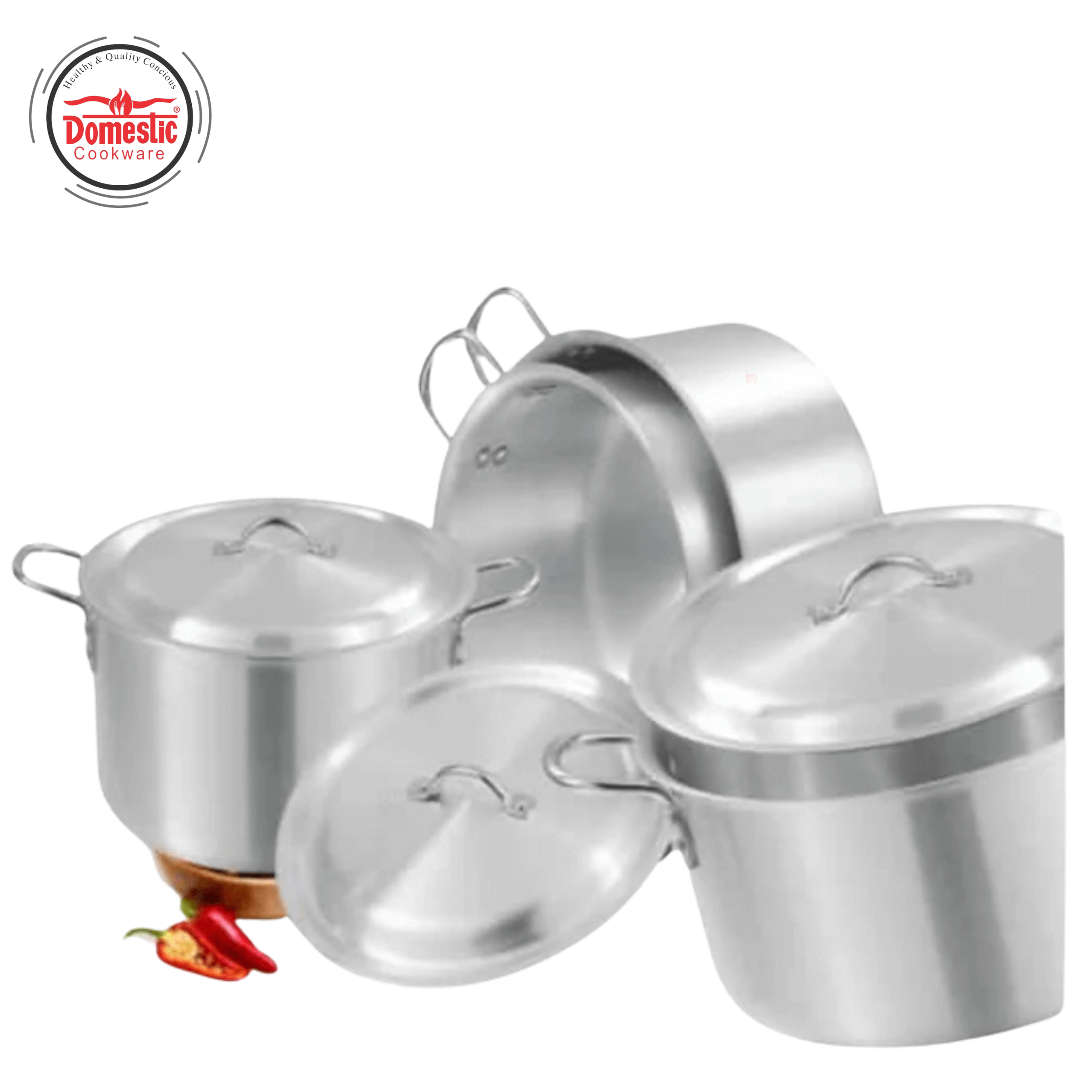 D-31 AL Cooking Set 1x5 Metal Finish