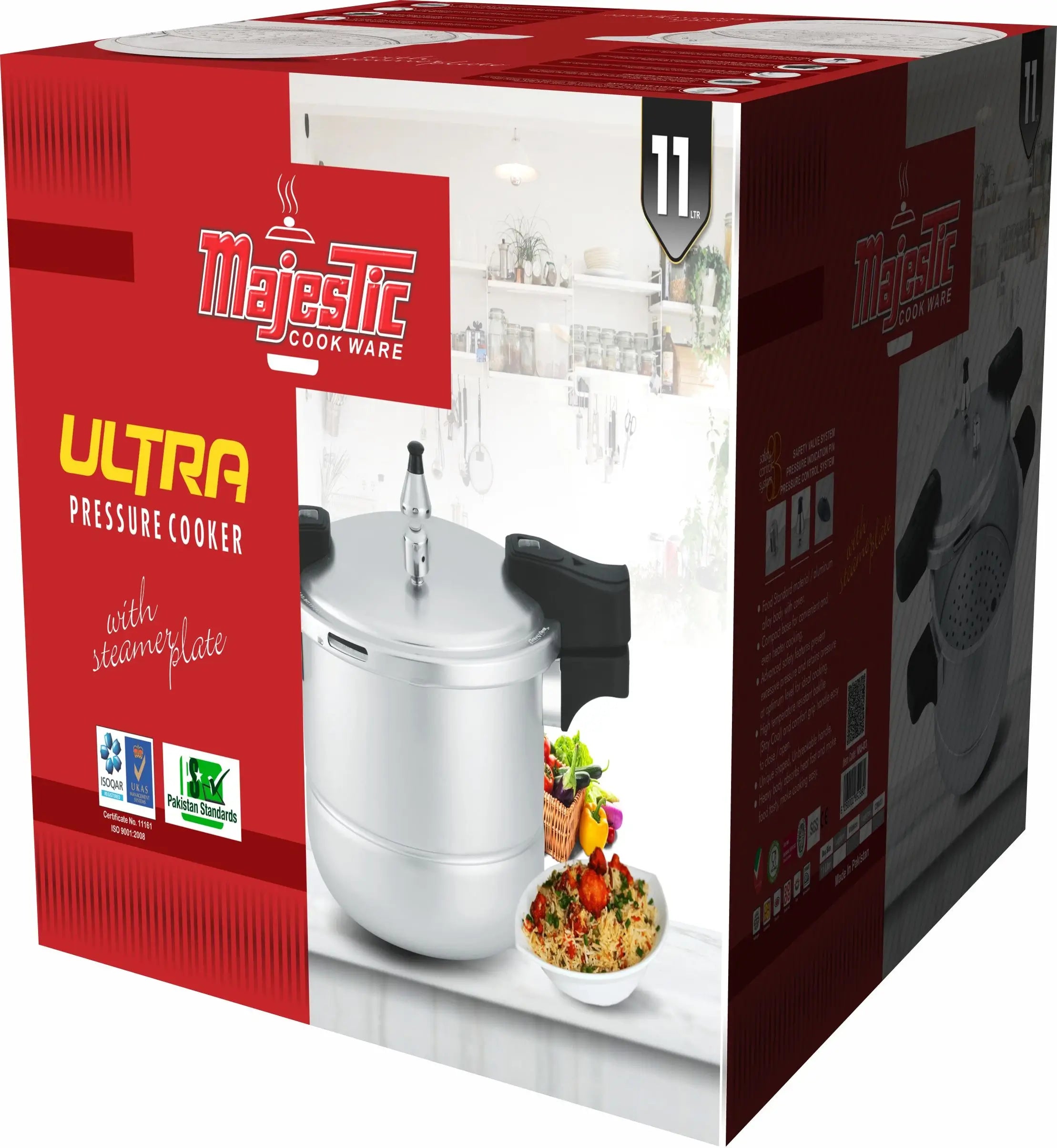 Majestic Ultra Steamer Cooker 11 Ltr