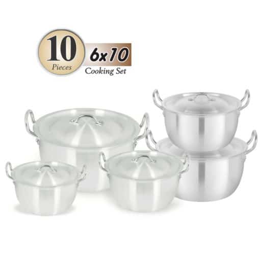 D-41E AL Cook Cuisine Set 6x10 Metal Finish - Majestic Cookware