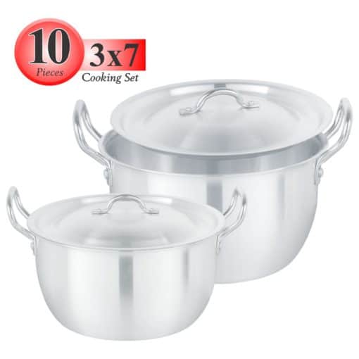 D-41C AL Cook Cuisine Set 3x7 Metal Finish - Majestic Cookware