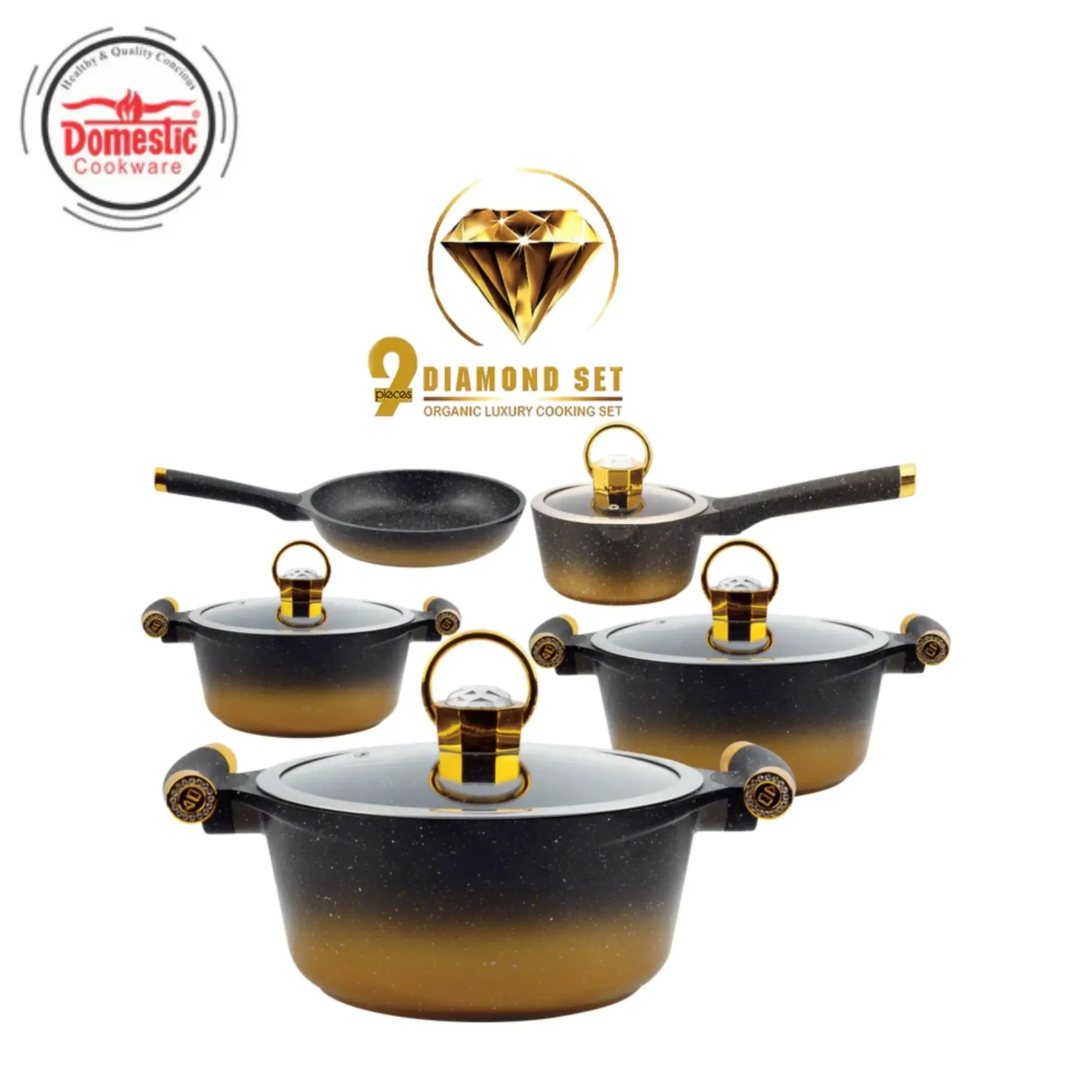 D-168 Non Stick Diamond Gift Set 16-PCS (Diecast Imported Set)