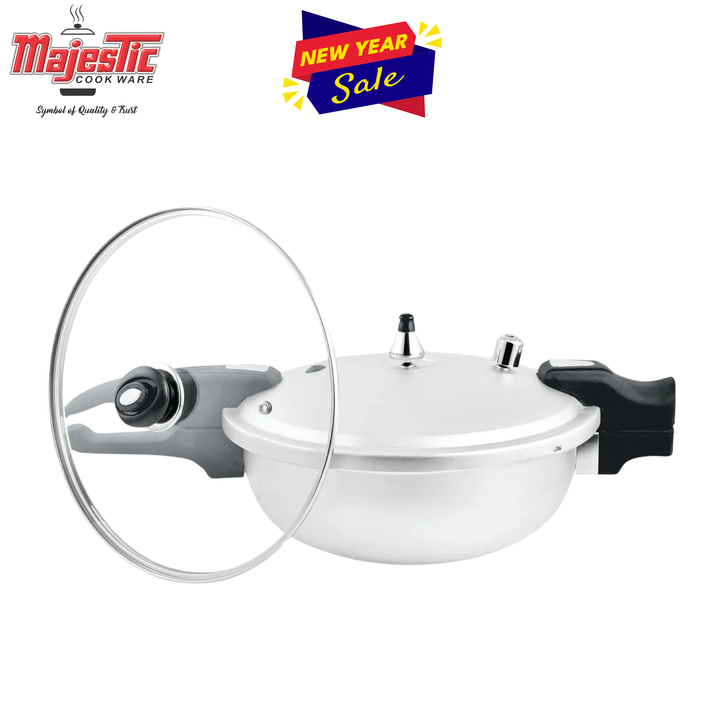 MW-01 Elite Wok 8 Ltr Cooker with Glass