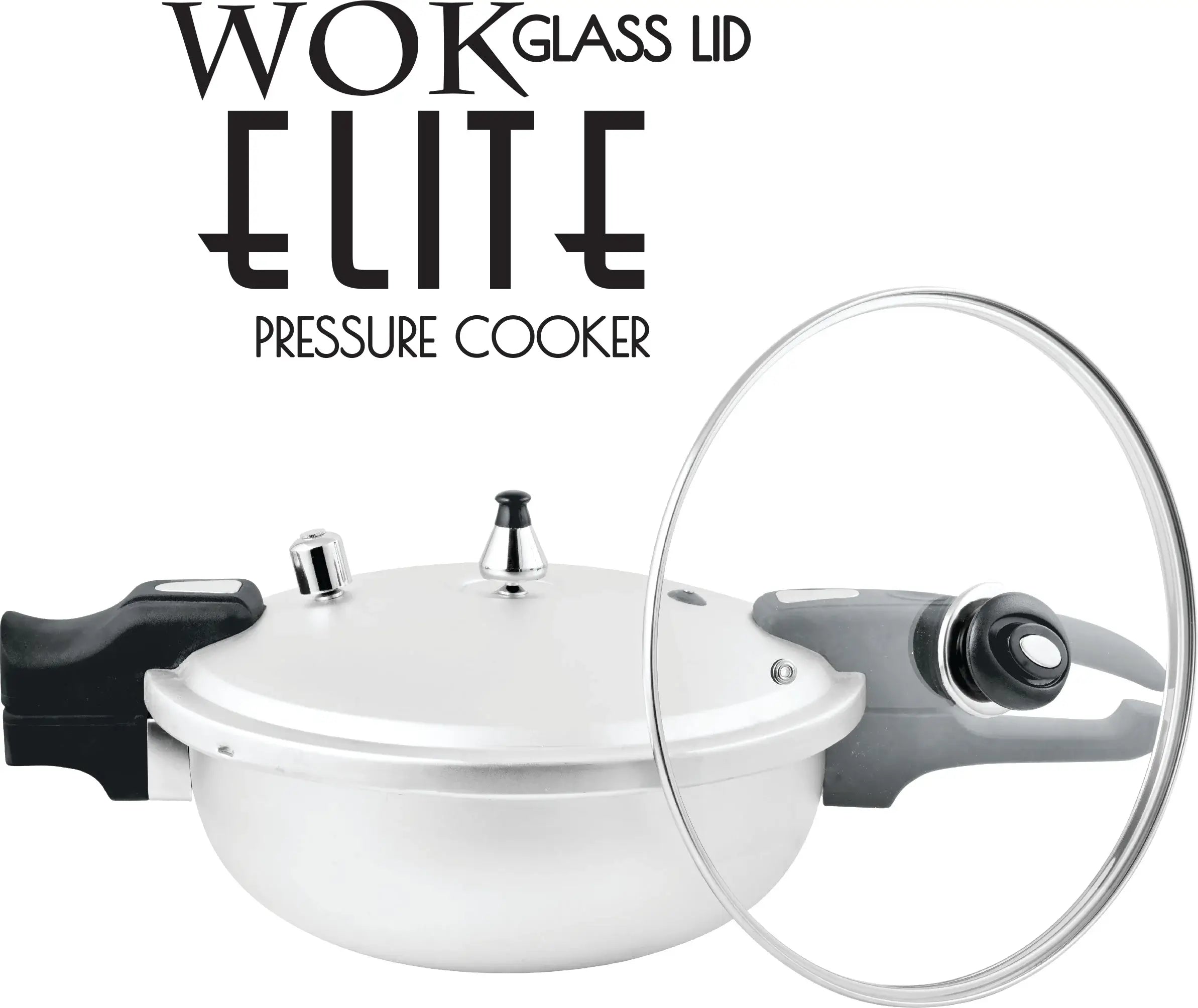 MW-03 Elite Wok 12 Ltr Cooker with Glass