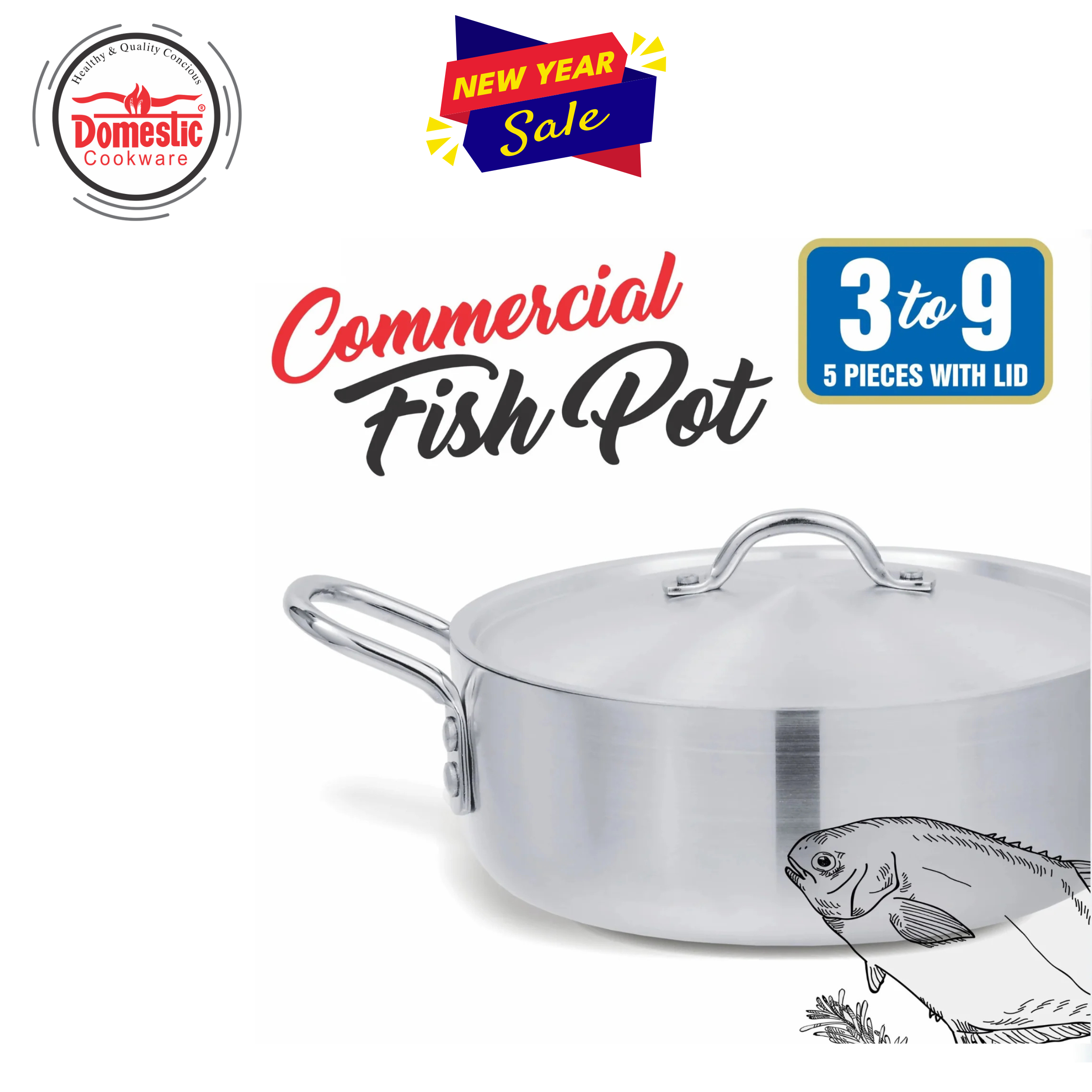 D-47B MF Commercial Fish Pot 3x9