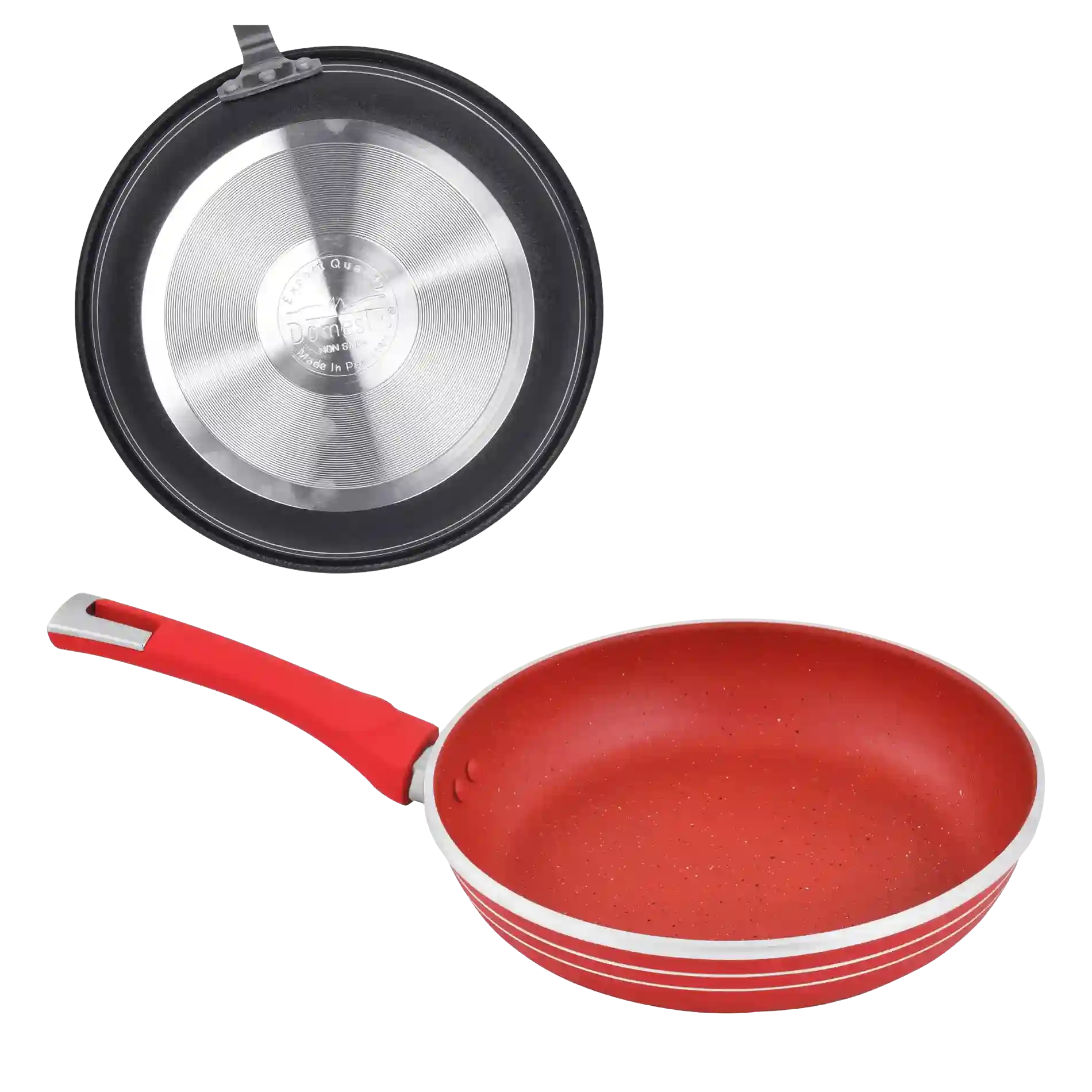 D-154A Domestic Forged Frying Pan 4-Layers Marble