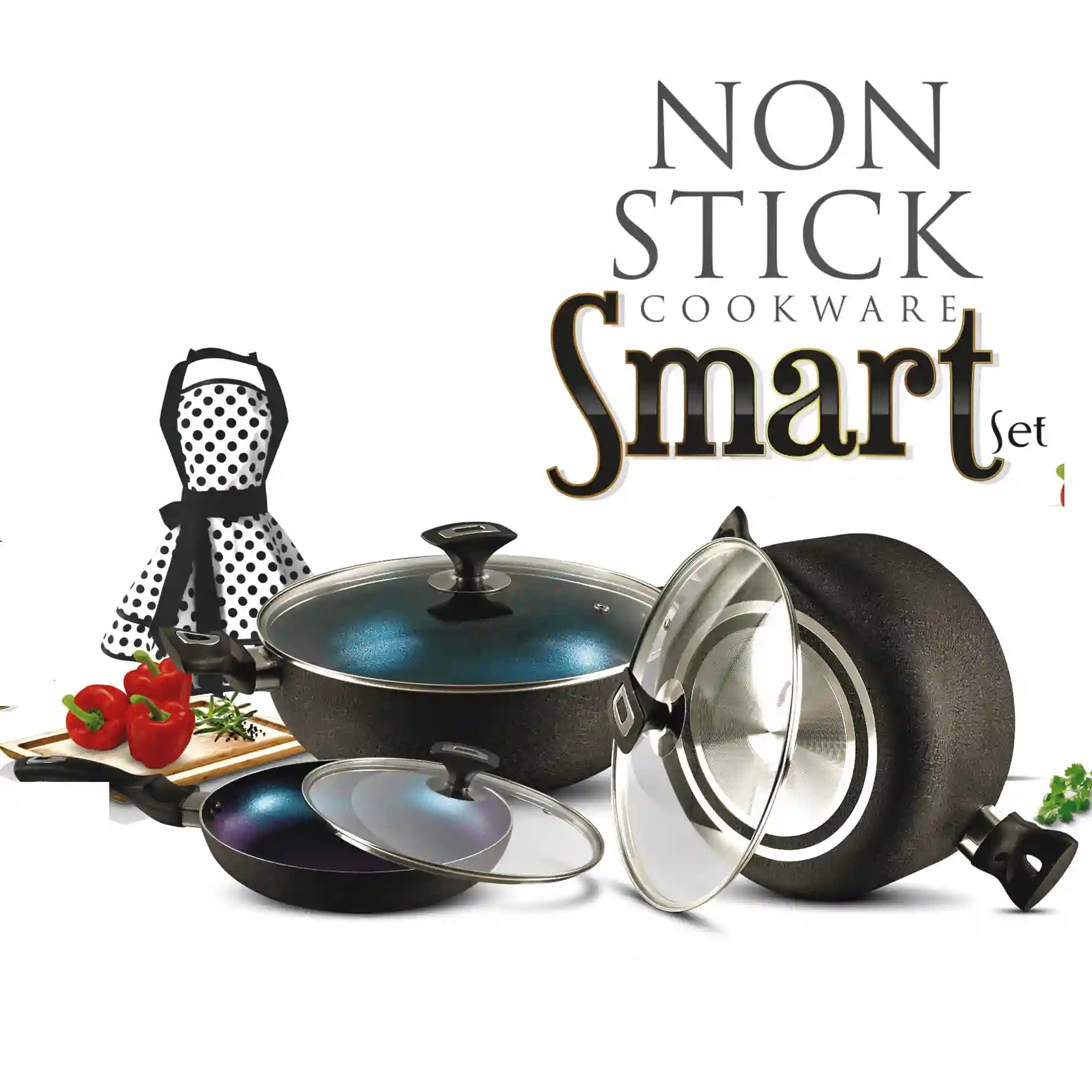 Majestic Nonstick Smart Set 14 Pcs