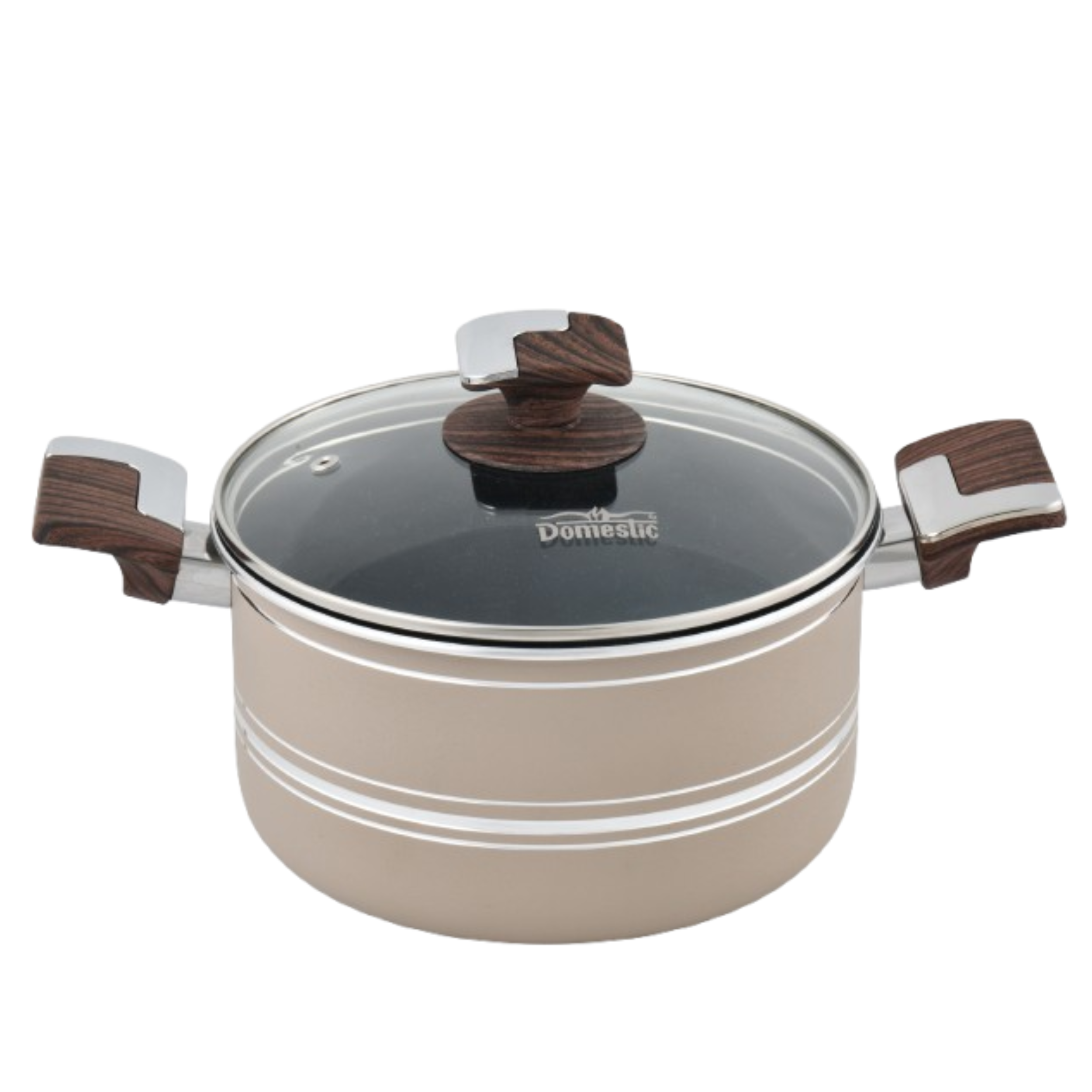 D-155 Nonstick Casserole (4-Layers Marble Coated)