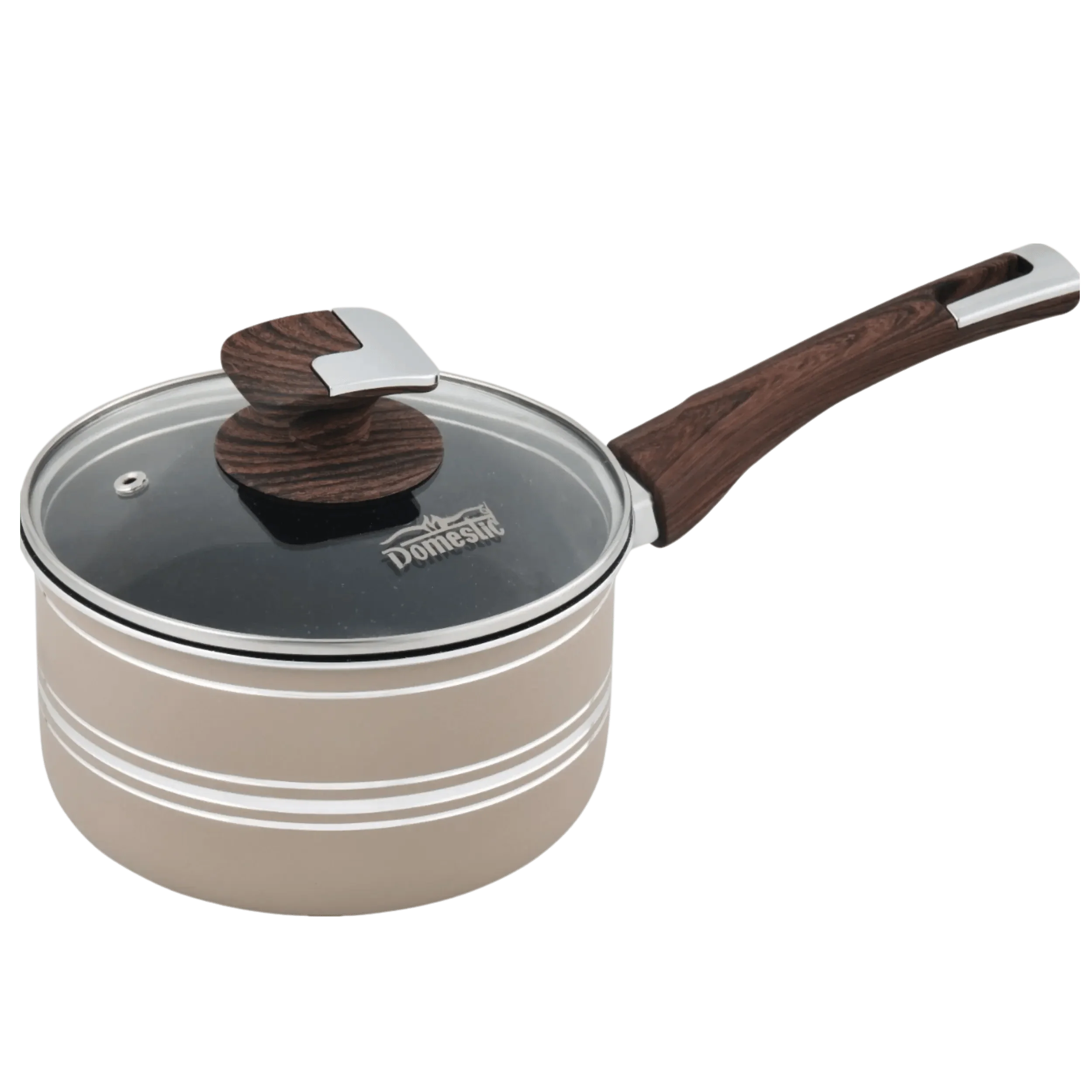 D-155 Domestic Sauce Pan4-Layers Marble Size 18CM