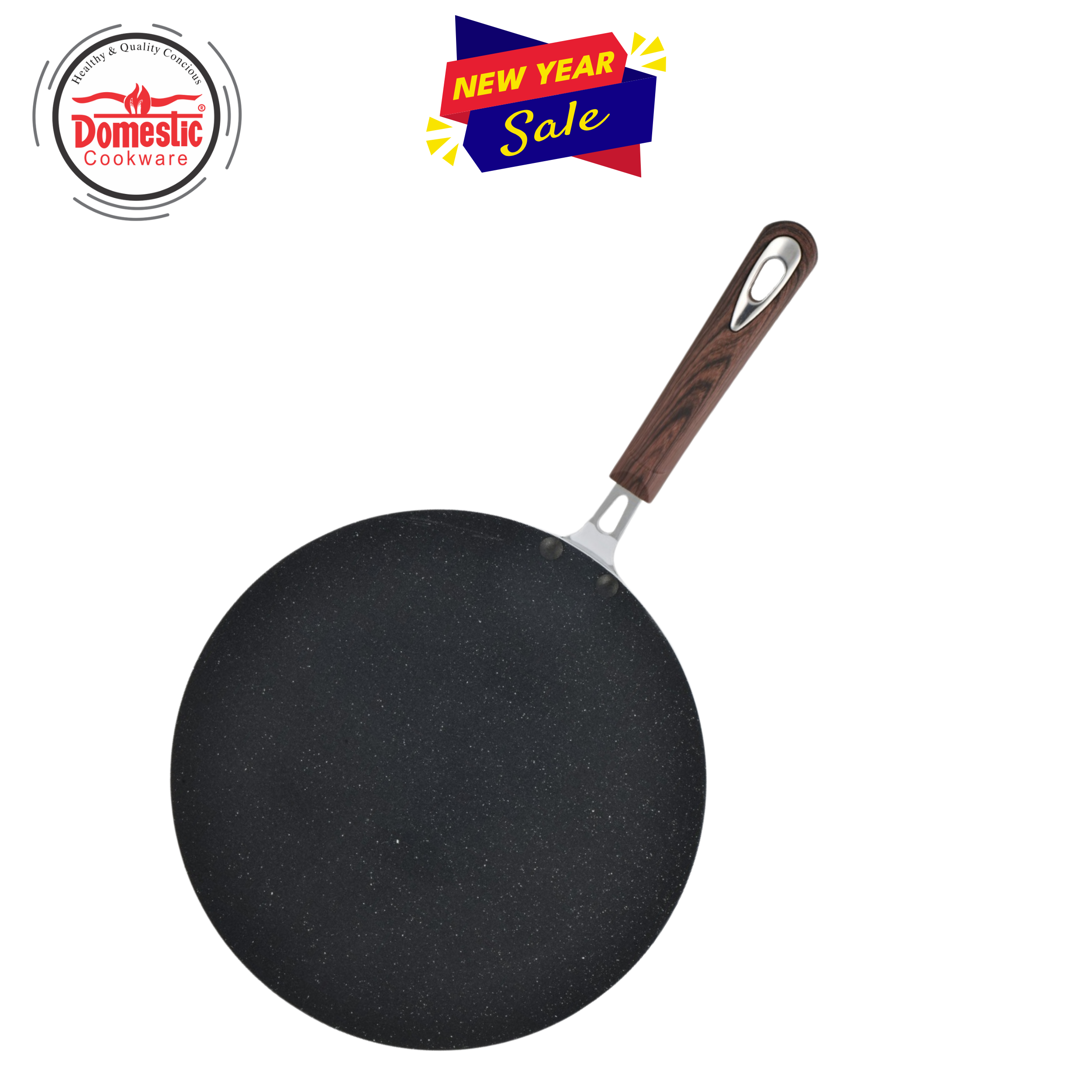 D-105 B Domestic Tawa 4-Layers Marble Size 14-inch (36CM)