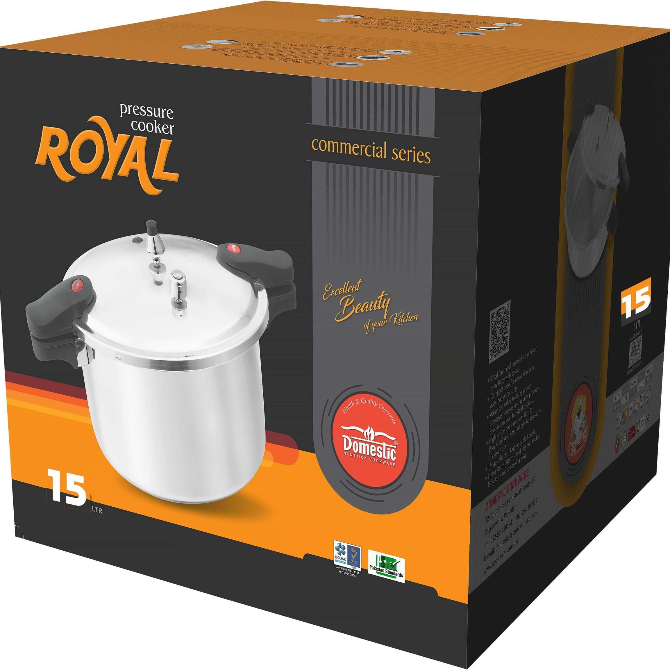 Domestic Pressure Cooker 15 Liter