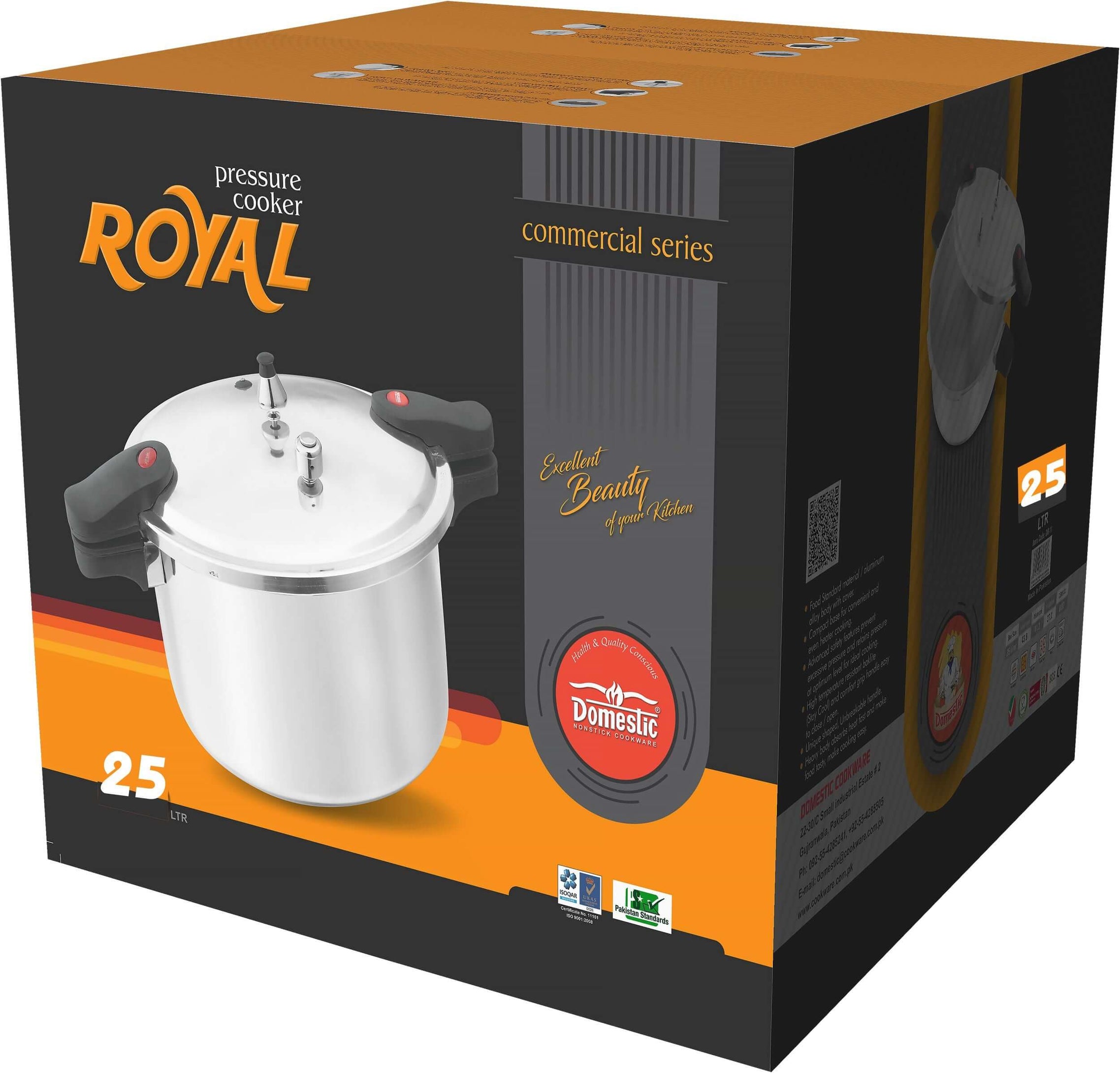 Domestic Pressure Cooker 25 Liter