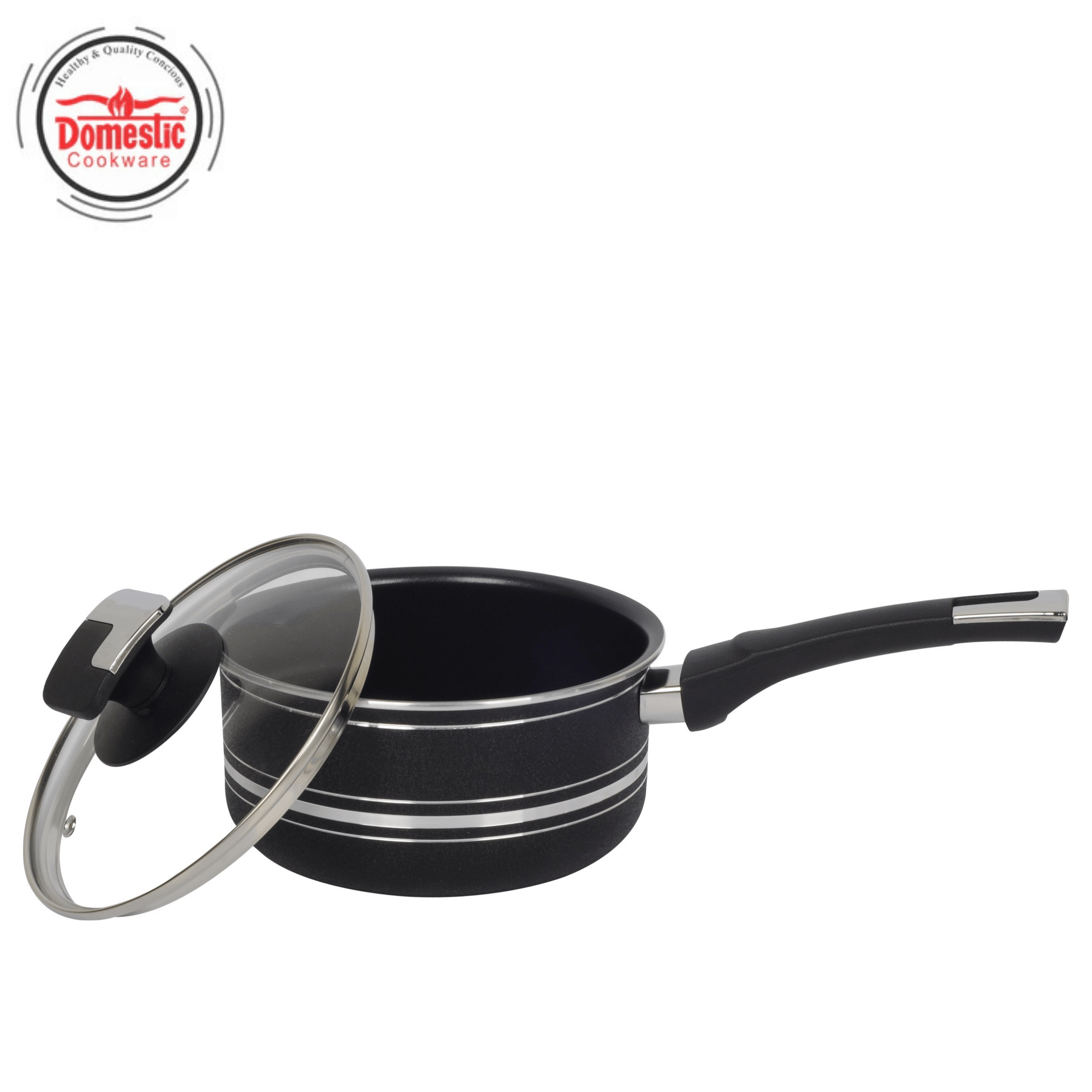 D-155 Domestic Sauce Pan4-Layers Marble Size 18CM