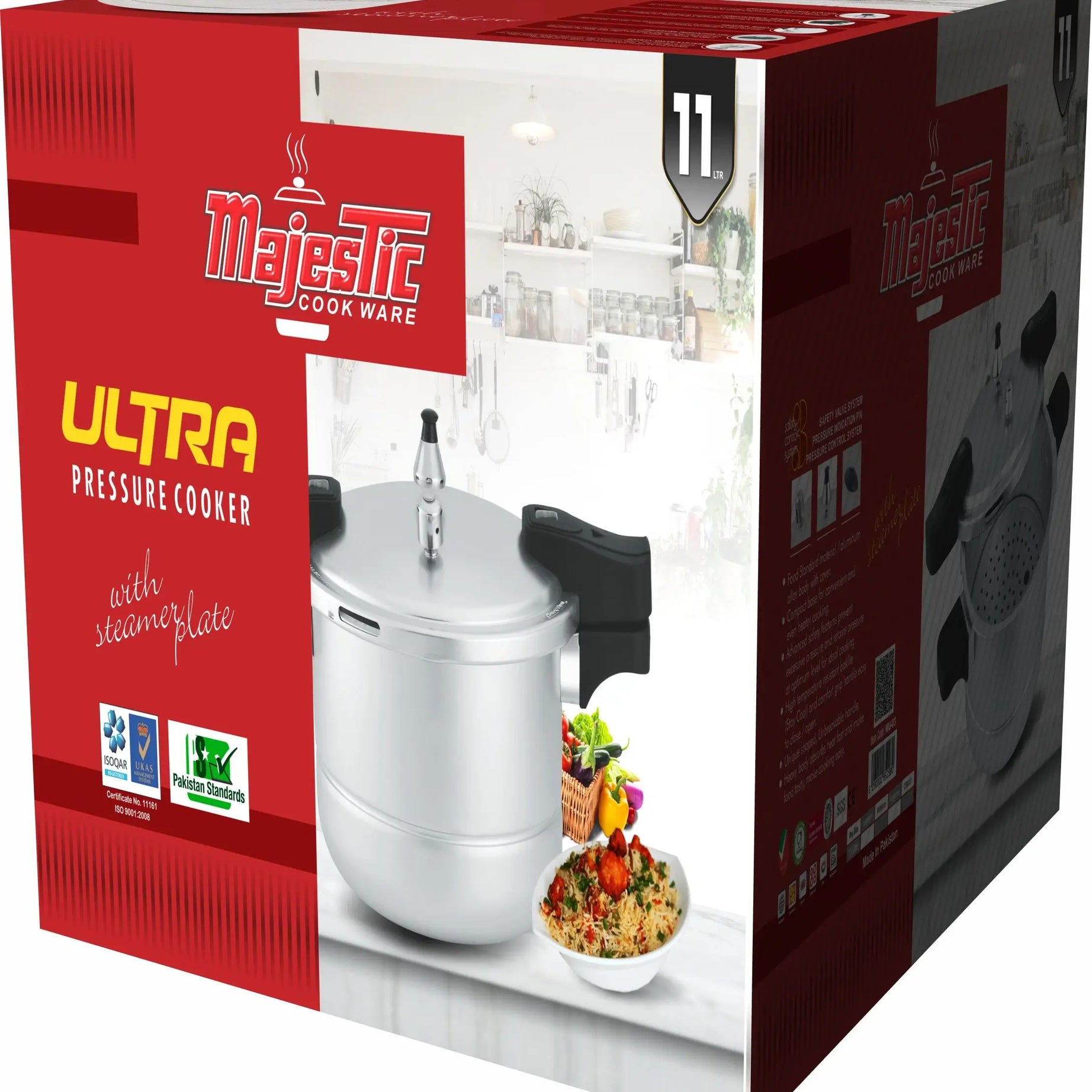 Majestic Ultra Steamer Cooker 11 Ltr