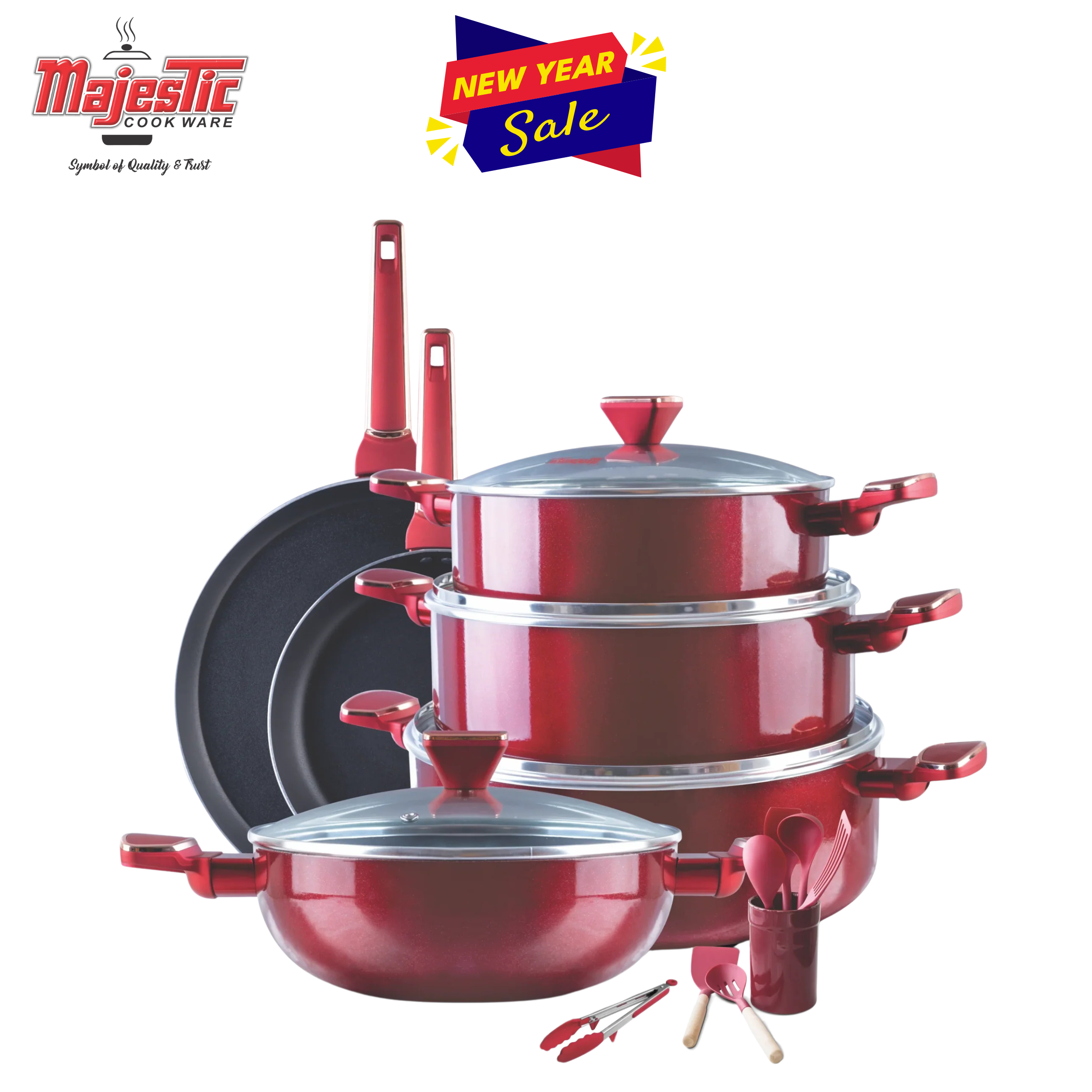 MVL-283 Majestic Vintage Nonstick Gift Set (Super Strong Coating)