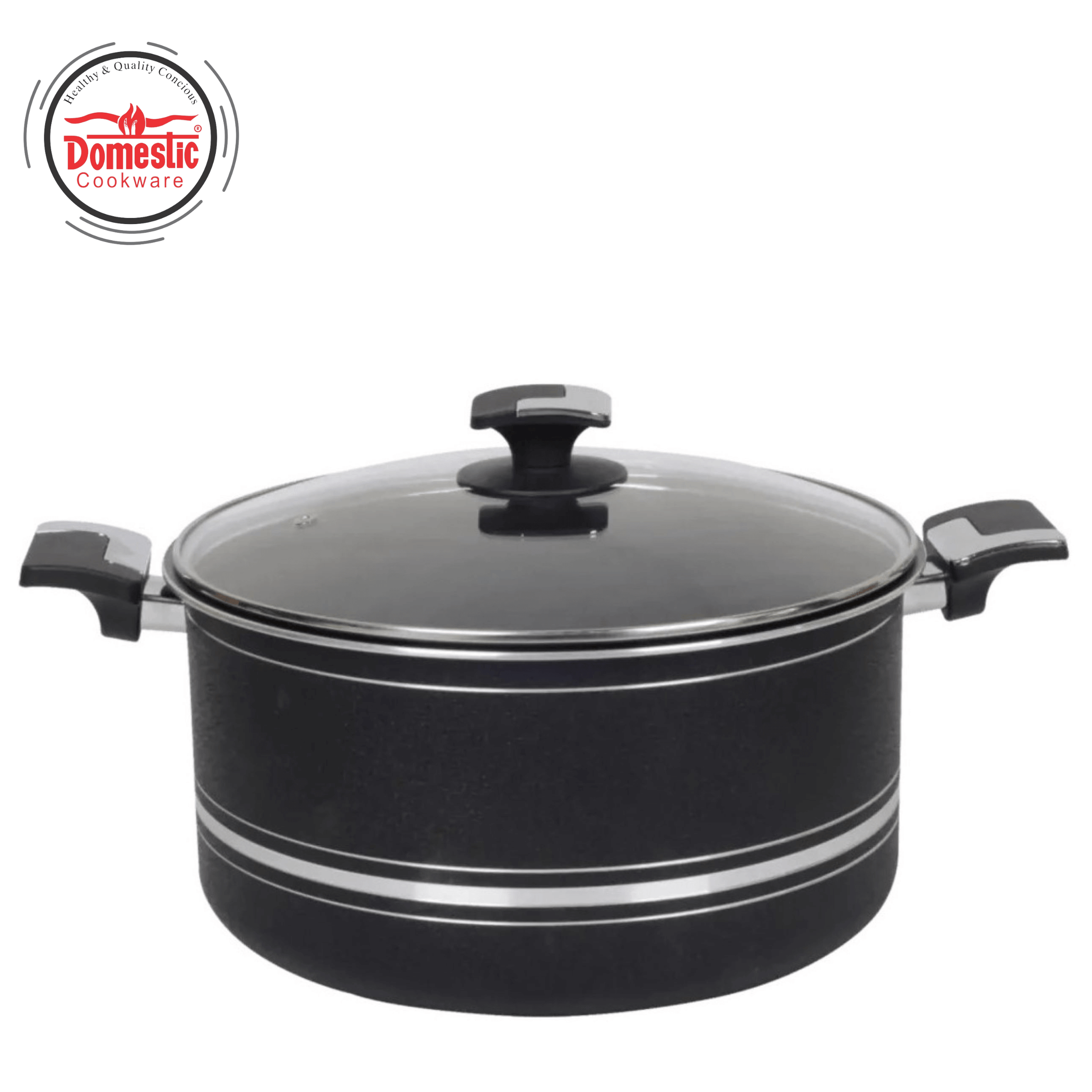 D-155 Nonstick Casserole (4-Layers Marble Coated)