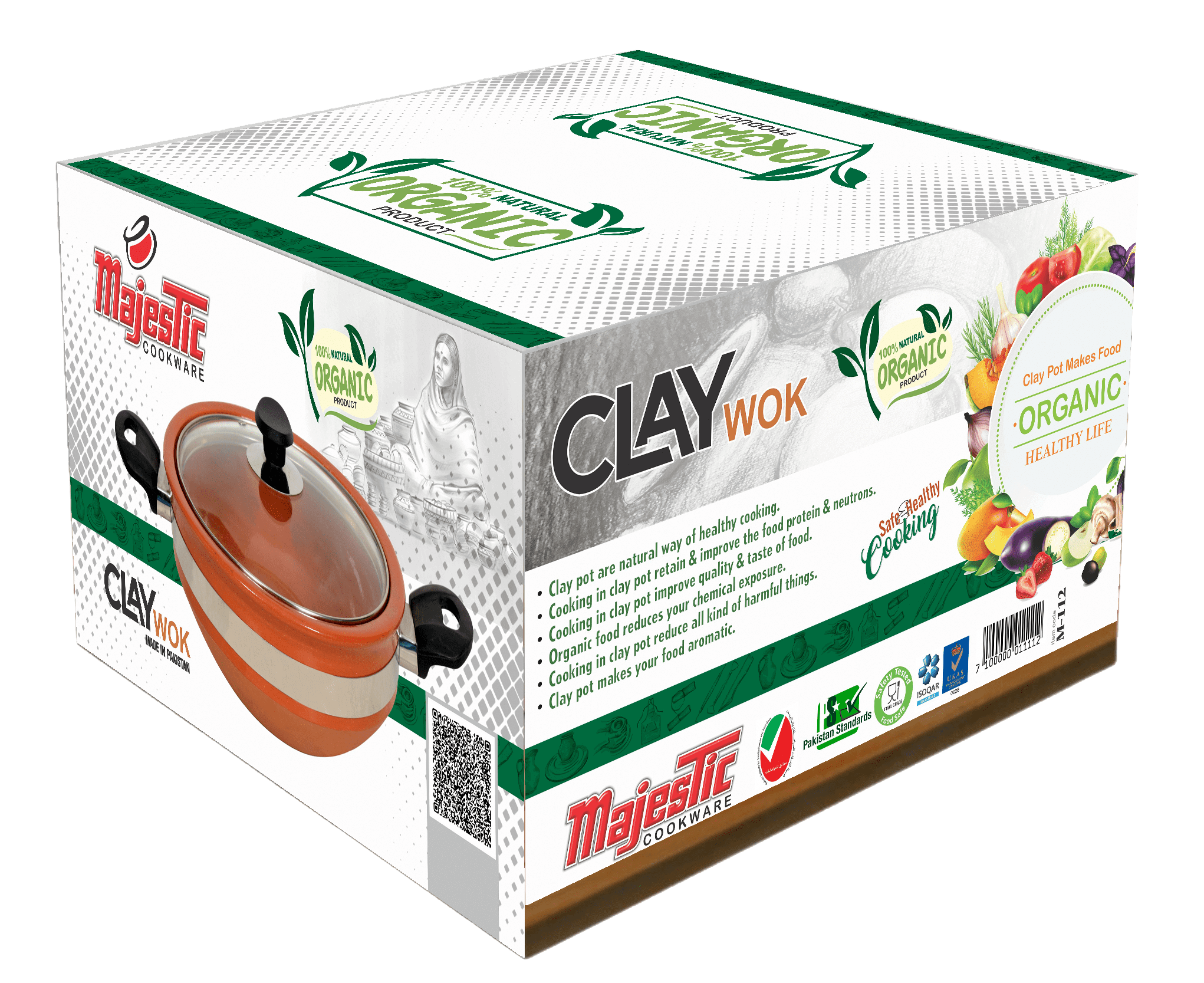 Majestic Clay Wok (KARAHI) - Majestic Cookware